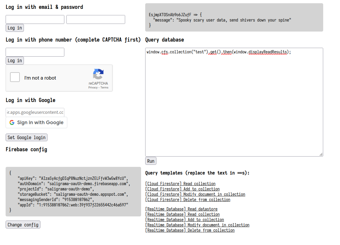 Succesful query using Baserunner