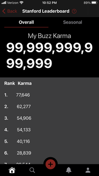 Points value modified to 99 trillion